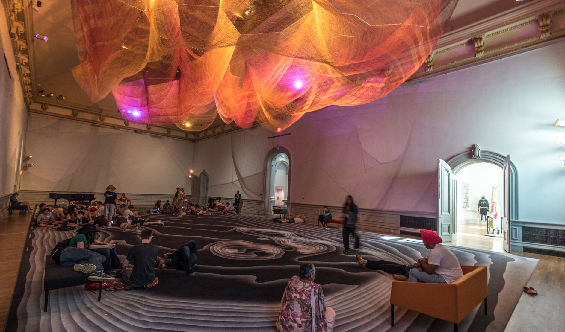 Image of interior of Renwick Gallery, close to 1500 K Street in downtown DC